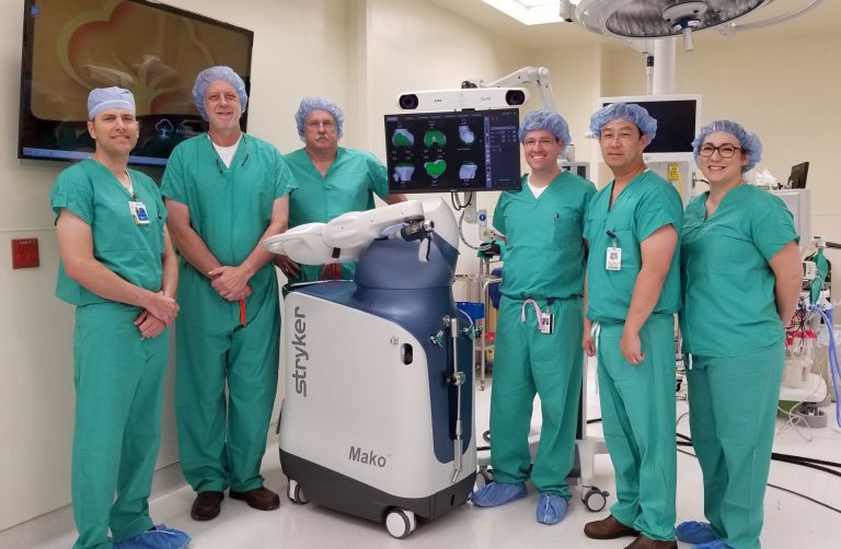 Robotic technology for hip and knee replacements
