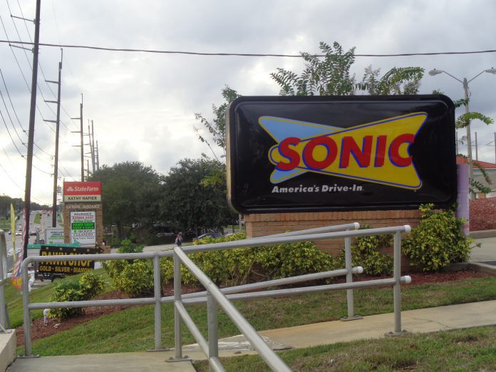 Would you guess this is in unincorporated territory? — Some holdout businesses, such as Sonic and the parcels adjacent to it, are coming into Orange City, if the Volusia County Council approves of the city’s annexation.BEACON PHOTO/AL EVERSON
