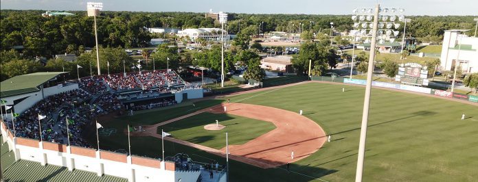 A view of Melching Field at Conrad Park in DeLand COURTESY STETSON UNIVERSITY