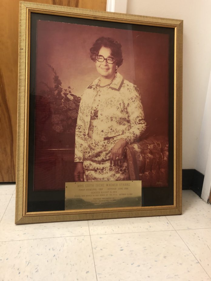 <p></noscript><p><strong>EDUCATION VETERAN </strong>— This portrait of Edith Starke hangs in the principal's office at Edith I. Starke Elementary School on South Parsons Avenue in DeLand. Starke, a longtime educator, was the first principal of the school and a community leader. </p></p><p>PHOTO COURTESY LIZBET VILLA/STARKE ELEMENTARY SCHOOL</p>