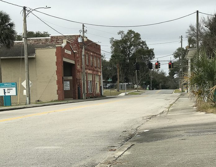 Here is West Voorhis Avenue in DeLand looking west toward South Clara Avenue. On the left is the historic Wright Building.PHOTO BY JEFF SHEPHERD