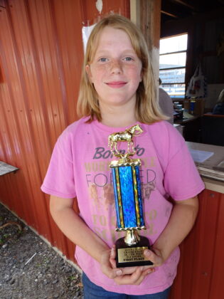 <p><p>Maggie Daugharty won 1st place in ten-and-under junior cow whip competition </p></p><p></p>