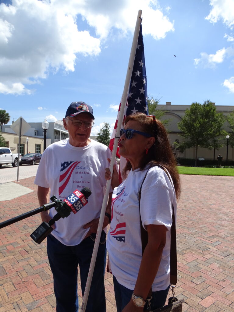 PHOTOS: Protest against COVID-19 orders in DeLand