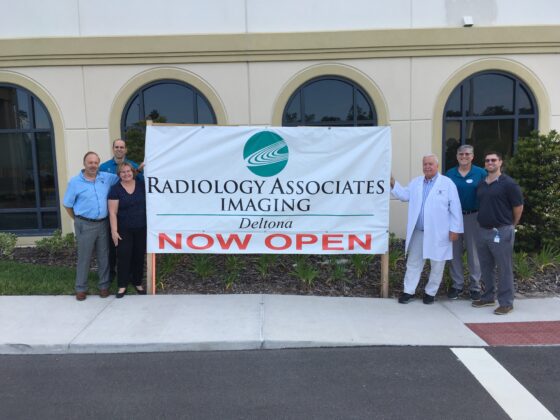 <p><p><strong>HERE WE ARE</strong> — From left are Dr. Roy Siragusa, Dr. John Gianini, Lisa Adams, Dr. Steven Miles, Dr. John Carroll and Dr. Josh Zeidenberg. Adams is Radiology Associates’ CEO.</p></p><p></p>