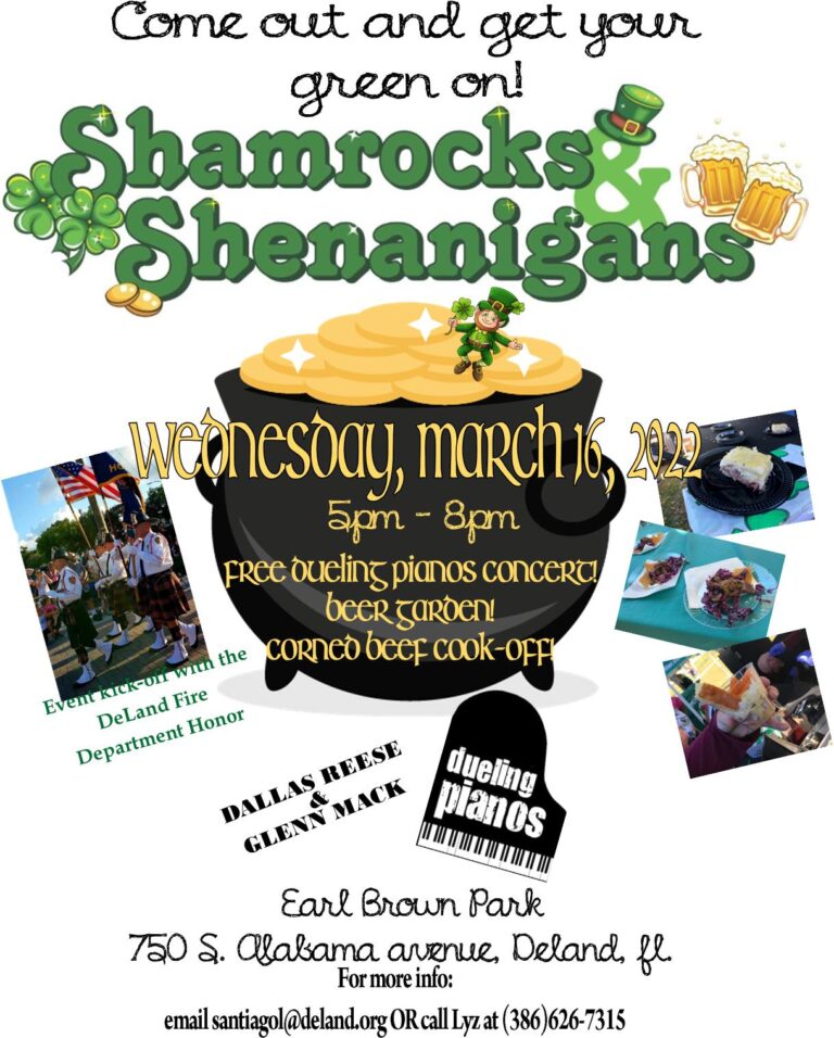 Shamrocks & Shenanigans returns on March 16