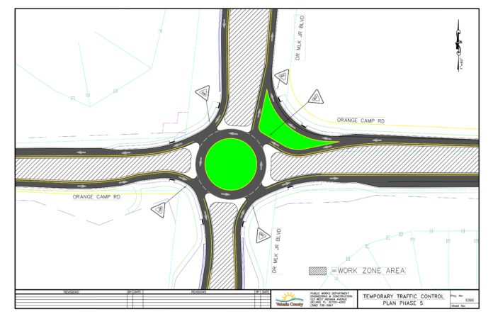 deland intersection roundabout