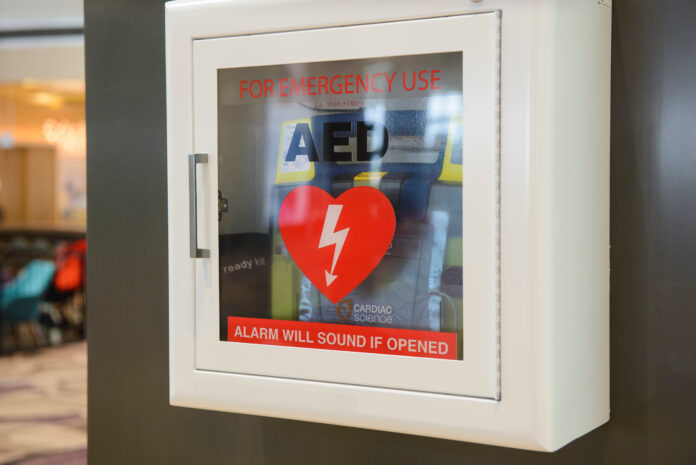 aed on wall