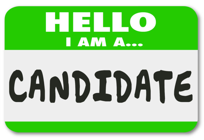 candidate badge